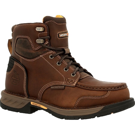 Georgia Boot Athens 360, Waterproof Work Boot, 10.5 M, 6 in Height, Brown GB00439  M  105